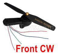 Visuo XS812 Front CW Motor assembly Parts(Include the Swing Arm,blades,motor,main gear,shaft etc.),Visuo XS812 Parts
